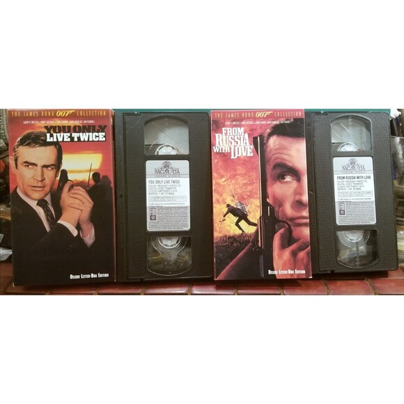 6 VHS Tapes The James Bond 007 Collection Deluxe Letterbox Format Sean Connery - Picture 5 of 5